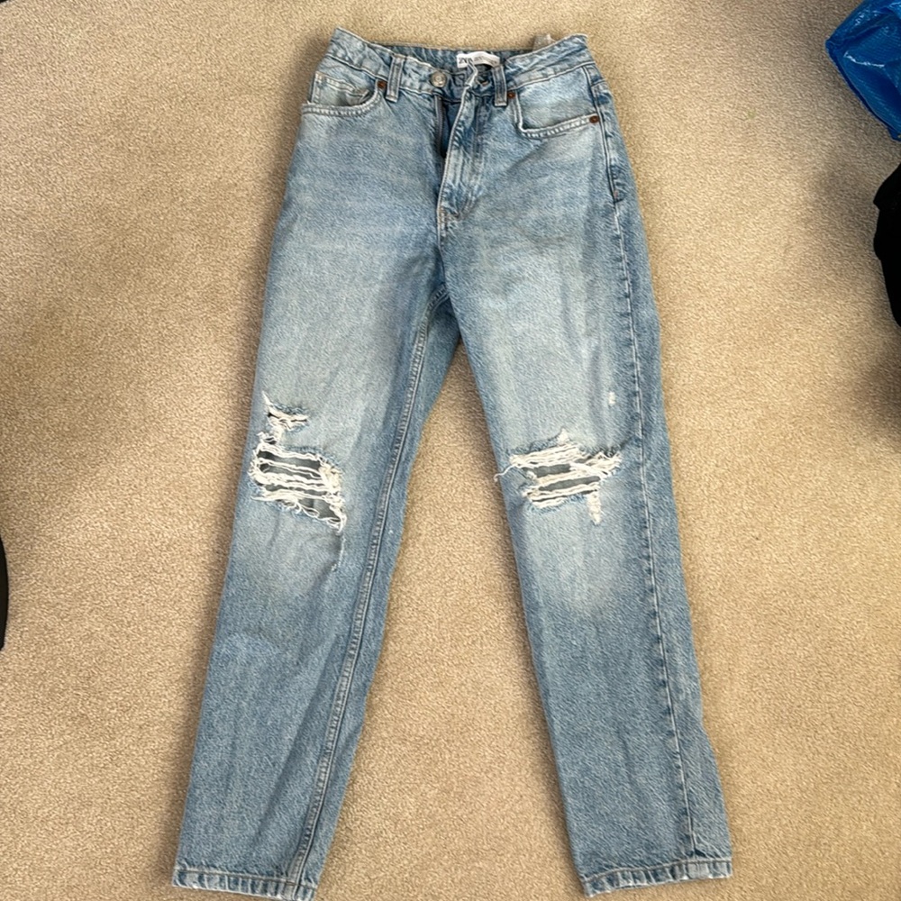 Zara straight leg jeans